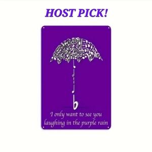 HP 🥳 Boutique Prince Metal Sign 💜